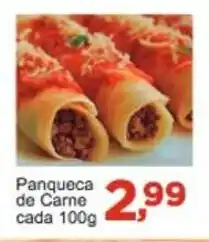 Rossi Supermercado Panqueca de Carne cada 100g oferta