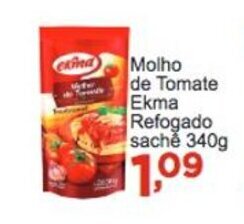 Rossi Supermercado Molho de Tomate Ekma Refogado sache 340g oferta