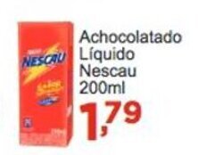 Rossi Supermercado Achocolatado Liquido Nescau 200ml oferta
