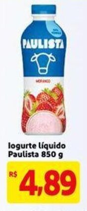 Iogurte Liquido paulista 850g