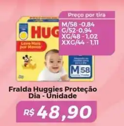 Mart Minas Fralda Huggies Proteção Dia - Unidade oferta