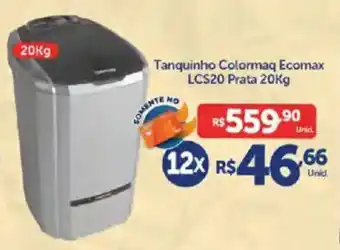 Atakarejo Tanquinho Colormaq Ecomax LCS20 Prata oferta