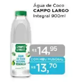 Supermercados Mundial Água de Coco CAMPO LARGO Integral oferta