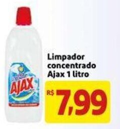 Limpador concentrado Ajax 1L