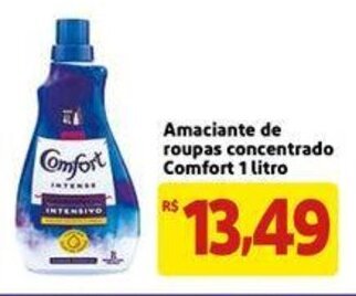 Mercado Extra Amaciante de roupas concentrado Comfort 1L oferta