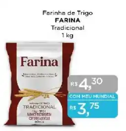 Supermercados Mundial Farinha de Trigo FARINA Tradicional oferta