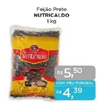 Supermercados Mundial Feijão Preto NUTRICALDO oferta