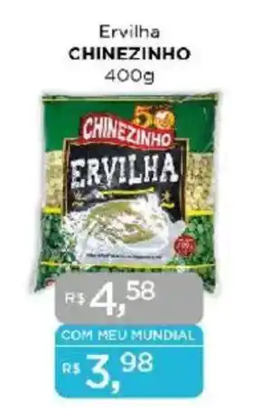 Supermercados Mundial Ervilha CHINEZINHO oferta