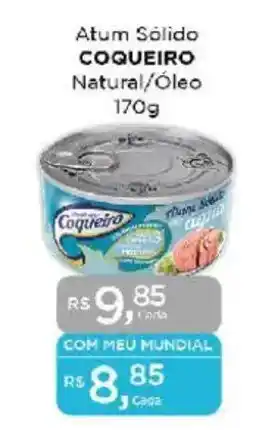 Supermercados Mundial Atum Sólido COQUEIRO Natural/Óleo oferta