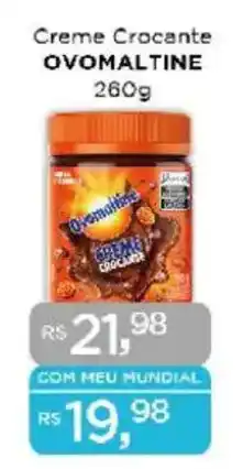 Supermercados Mundial Creme Crocante OVOMALTINE oferta