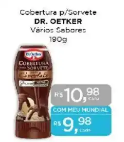 Supermercados Mundial Cobertura p/Sorvete DR. OETKER Vários Sabores oferta