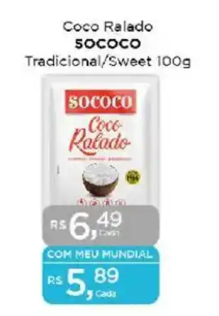 Supermercados Mundial Coco Ralado SOCOCO oferta