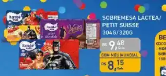 Supermercados Mundial Sobremesa láctea/ petit suisse oferta