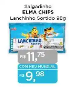 Supermercados Mundial Salgadinho ELMA CHIPS Lanchinho Sortido oferta