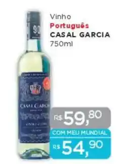 Supermercados Mundial Vinho Português CASAL GARCIA oferta