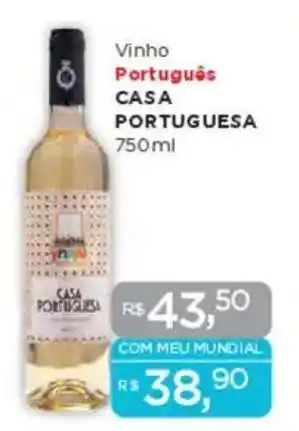 Supermercados Mundial Vinho Português CASA PORTUGUESA oferta