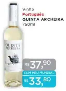 Supermercados Mundial Vinho Português QUINTA ARCHEIRA oferta