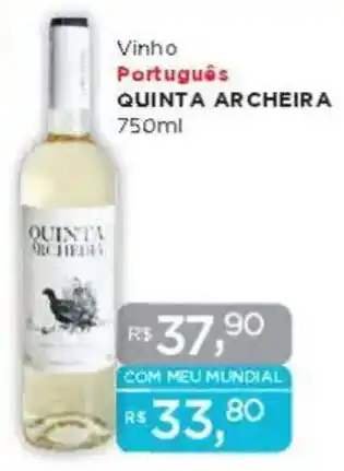 Supermercados Mundial Vinho Português QUINTA ARCHEIRA oferta