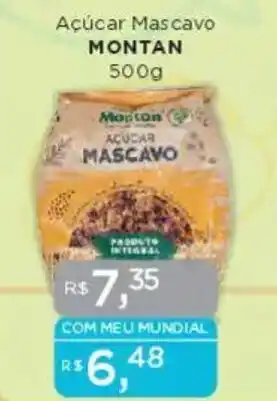 Supermercados Mundial Açúcar Mascavo MONTAN oferta