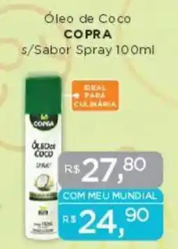 Supermercados Mundial Óleo de Coco COPRA s/Sabor Spray oferta