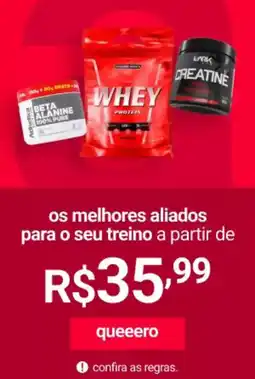 Lojas Americanas os melhores aliados para o seu treino a partir de oferta