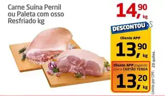 Tenda Atacado Carne Suína Pernil ou Paleta com osso Resfriado oferta