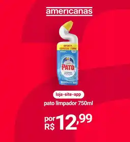 Lojas Americanas pato limpador oferta