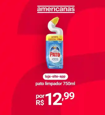 Lojas Americanas pato limpador oferta