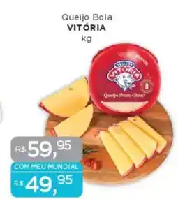 Supermercados Mundial Queijo Bola VITÓRIA oferta