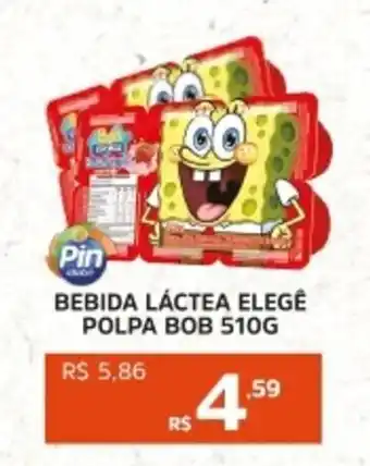 Pinheiro Supermercado Bebida láctea elegê polpa bob oferta