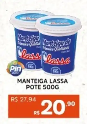 Pinheiro Supermercado Manteiga lassa pote oferta