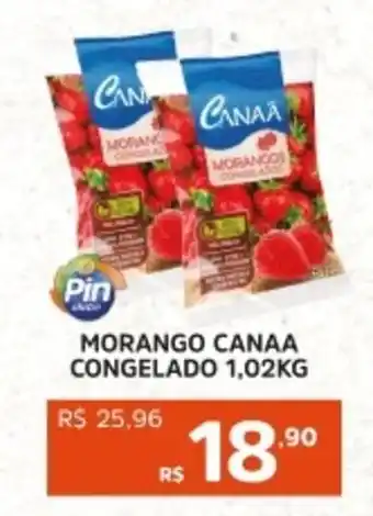 Pinheiro Supermercado Morango canaa congelado oferta