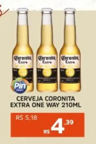 Pinheiro Supermercado Cerveja coronita extra one way oferta