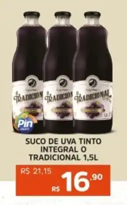 Pinheiro Supermercado Suco de uva tinto integral o tradicional oferta