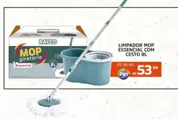 Pinheiro Supermercado Limpador mop essencial com cesto oferta