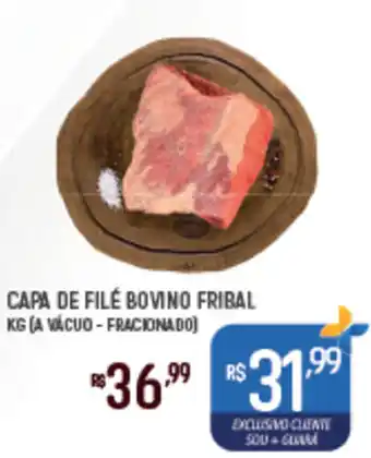 Supermercado Guará Capa de filé bovino fribal oferta