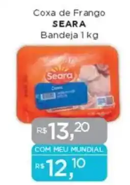 Supermercados Mundial Coxa de Frango SEARA Bandeja oferta