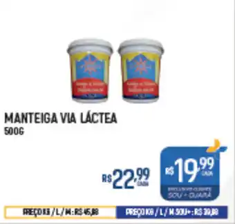 Supermercado Guará Manteiga via láctea oferta