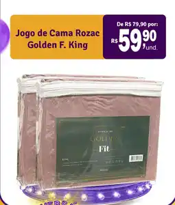 Cocipa Jogo de Cama Rozac Golden F. King oferta