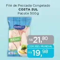 Supermercados Mundial Filé de Pescada Congelado COSTA SUL Pacote oferta