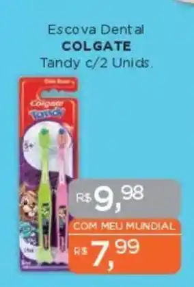 Supermercados Mundial Escova Dental COLGATE Tandy oferta