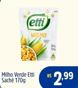 Quartetto Supermercados Milho Verde Etti Sachê oferta