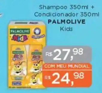 Supermercados Mundial Shampoo + Condicionador PALMOLIVE Kids oferta