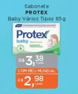 Supermercados Mundial Sabonete PROTEX Baby Vários Tipos oferta