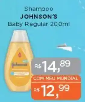 Supermercados Mundial Shampoo JOHNSON'S Baby Regular oferta