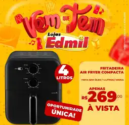 Edmil Fritadeira air fryer compacta oferta