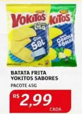 Assaí Atacadista Batata frita yokitos sabores pacote oferta