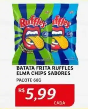 Assaí Atacadista Batata frita ruffles elma chips sabores pacote oferta