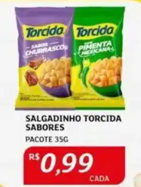 Assaí Atacadista Salgadinho torcida sabores pacote oferta