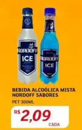 Assaí Atacadista Bebida alcoólica mista nordoff sabores oferta